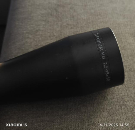 Delta Titanium HD 2,5-15x50 IR SideFocus ofrece una calidad y precisión excepcionales, se caracteriza 11