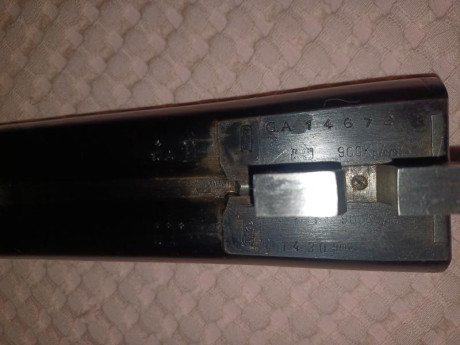 Se vende yuxtapuesta Garbi cal.12/70 estractora, cañones de 71 cm, media pletina (grabada). Muy ligera 10