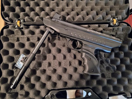 Pistola con sistema de carga Pistón VORTEX que ofrece disparos a una velocidad de 215 m/s y más precisos 01