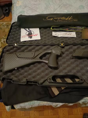 Culata de carbono,gustaff g8 ultimate,con empuñaduras antideslizantes GSG,válida para blaser r8 ultimate,nueva 01