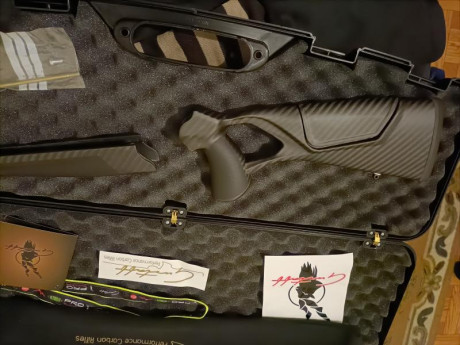 Culata de carbono,gustaff g8 ultimate,con empuñaduras antideslizantes GSG,válida para blaser r8 ultimate,nueva 00