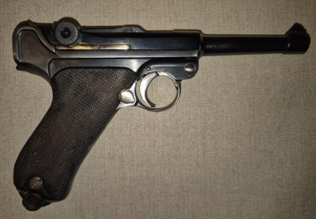 Vendo Luger P08 Erfurt en buen estado. La he utilizado en la modalidad de histórico-militar, pero por 00