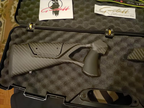 Culata de carbono,gustaff g8 ultimate,con empuñaduras antideslizantes GSG,válida para blaser r8 ultimate,nueva 00