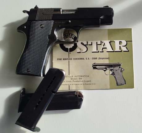 Hola buenas, saco a la venta pistola STAR modelo BM, yo se la compré a un Policía Local que él había comprado 00