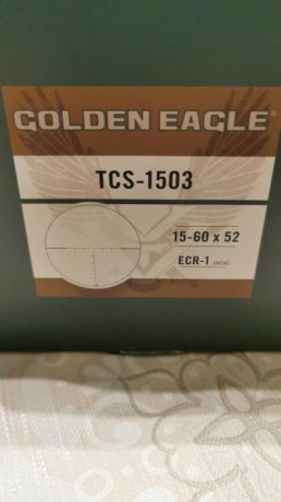 Buenos dias
Vendo visor  Vortex Golden Eagle 15-60 x 52 
Excelente estado de conservación.
Estuvo montado 10
