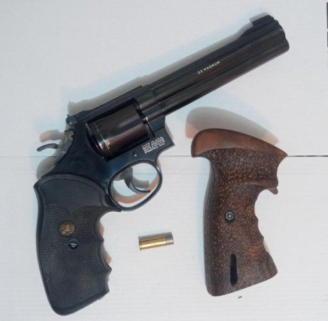 Se vende revolver Smith & Wesson modelo 16-4 cal 32 H&R (usa 32 SW wadcutter)

Modelo muy preciso 10