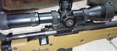Rifle Remington 700 cañón de 61 roscado, cerrojo con pera táctica, disparador afinado de casa, chasis 12