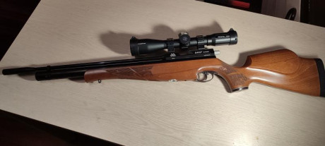 Air Arms s400f 5.5
Su estado es nuevo, la compré el año pasado nueva, tengo factura, pero no sé ha llegado 02