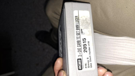 Usados pero en buen eatado
Vendido
Rcbs 9 mm pb
Mensajes por privado
Vendidos 01