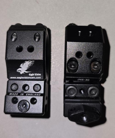 Monturas ajustables Infinitive Elevation de Eagle Vision para visor de 30 mm t rail picatinny. Incluye 01