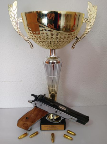 Hola amigos! ya que se muestran tantas armas buenas creo que a los propietarios de una cz 75 se nos tendría 90