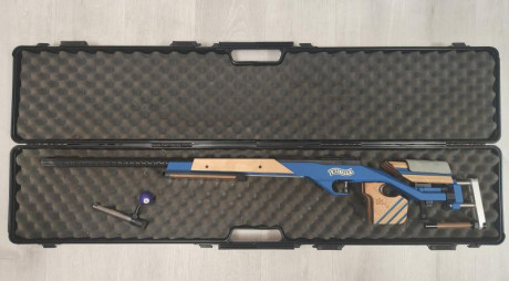 Se vende Walther kk300 (con maletín) preparada para Fclass (con base de 3" en el guardamanos) por 00