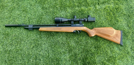 Se vende carabina Onix Initzia calibre 5.5mm con visor FX 3-12x44 IR AO.

Se incluyen 2 cargadores multitiro, 01