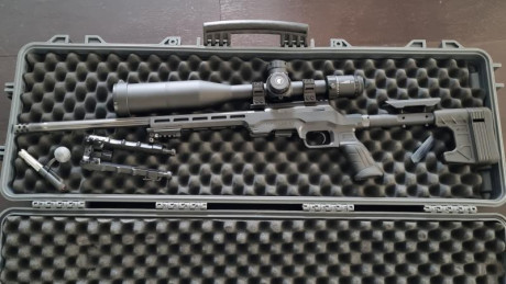 Vendo CZ 457 MDT 22LR prácticamente nuevo, no ha disparado más de 4 cajas.
Con óptica DiscoveryOpt ED-ELR 02