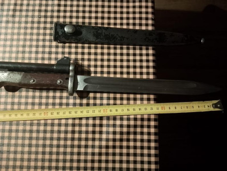 Buenos días : En venta rifle Máuser steyr 1912, chileno con bayoneta, calibre 308W, guiado en D .
A salido 31