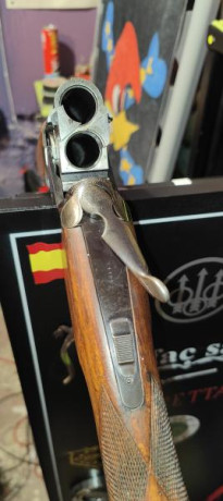 Vendo escopeta superpuesta Franchi Astore Sporting, pero con culata de Trap, tiene sus años, pero está 02