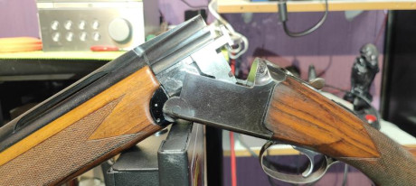 Vendo escopeta superpuesta Franchi Astore Sporting, pero con culata de Trap, tiene sus años, pero está 01