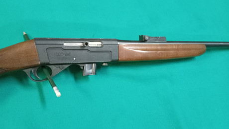 Pongo anuncio a un amigo, está en Segovia, perfecto estado, carabina desmontable, 200€ 00