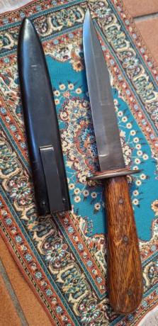 Daga de trinchera original marcada Puma Solingen, alemania WWII, fabricacion temprana, finales de los 02