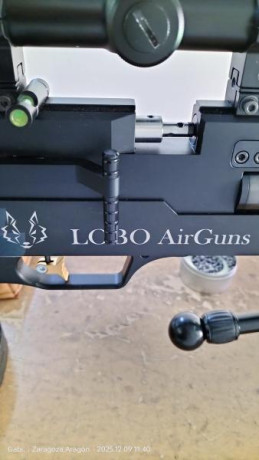 Lobo XR100 Varmint Ligero
Cal. 4,5 16 julios, cañón Lothar Walther indexable, sintonizador de cañón, airstriper, 11