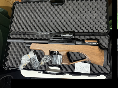 Hola, vendo Carabina Cometa Orion S2 REGULADA Bullpup, en perfectísimo y muy poco uso. Tiene un punto 02