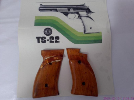 Cachas para Zurdo y 1 cargador de la pistola Astra ts22 valido para el modelo constable también. está 170