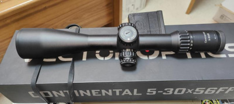 Vendo Visor Vector Optics Continental x6 5-30x56 VCT-34FFP. Está como nuevo, comprado en Mayo de este 20