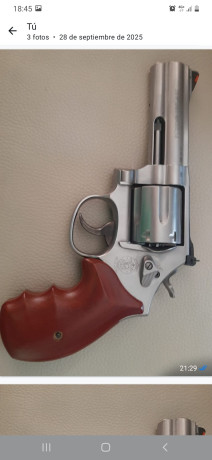 Buenas tardes, un amigo que se retira del tiro vende este magnífico revolver en calibre 357 magnum de 00