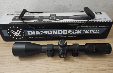 Vendo Visor Vortex Diamonback 6-24 x50 primer plano focal, reticula: EBR-2C Mrad (arbol de navidad) como 02