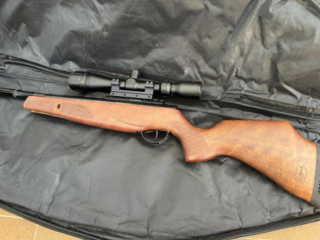 Vendo carabina de muelle Bsa Lightning XL SE calibre 5,5. Nueva, en su embalaje original. No incluye el 80