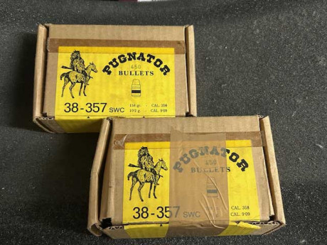 -1050 PUNTAS RG PUGNATOR PLOMO 158 GRAINS PARA .40/10MM, 90 euros
Están en Barcelona. Preferiblemente 02