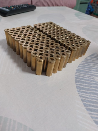 99 vainas del 45LC de un solo tiro recalibradas y limpias por 20€ 01