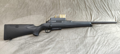 Rectilíneo Mauser M25 calibre 308w cañón con rosca, es un juguete muy corto y manejable , rapidísimo para 00