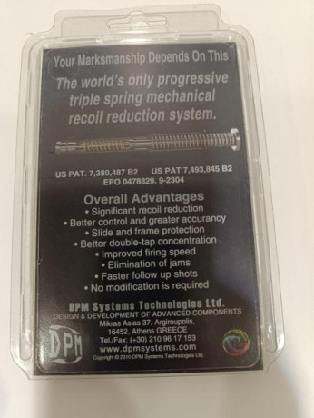 Buenos días,

Vendo para Beretta 92 muelle recuperador DPM en perfecto estado. 55€.

Se encuentra en Murcia. 00