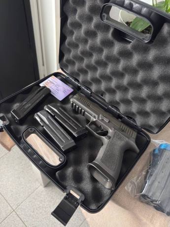Vendo Sig Sauer P320 Xfive Legión comprada en el 2024, varios extras, aguja percutora original sig sauer, 02