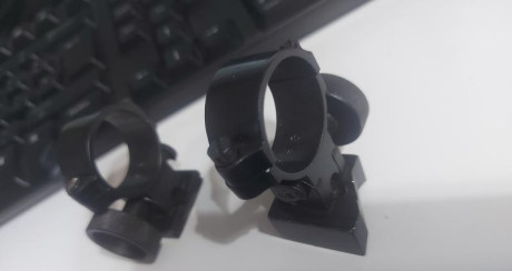 Pongo a la venta bases y anillas para rifle histórico tipo mauser. Para visor de pulgada. De las fabricadas 02