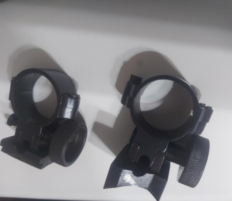 Pongo a la venta bases y anillas para rifle histórico tipo mauser. Para visor de pulgada. De las fabricadas 01