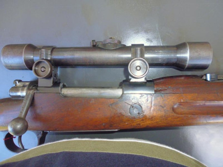 Pongo a la venta bases y anillas para rifle histórico tipo mauser. Para visor de pulgada. De las fabricadas 00