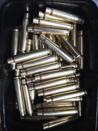 200 Vainas inertes, con un solo uso, del calibre 3006
Limpias y pulidas. 80€

190 vainas inertes, con 121