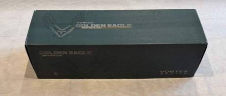 Vendo visor Vortex Golden Eagle
En perfecto estado. (muy cuidado)
Retícula ECR-1
Se utilizo en una carabina 00
