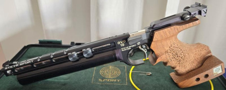 Se vende SYTEYR EVO 10, comprada nueva en 07/2021.
Empuñadura ZURDA Steyr talla L aunque ajustada a mi 02