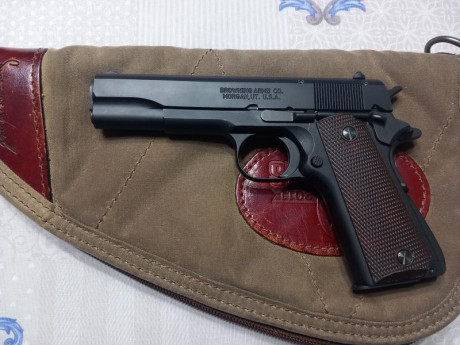 Vendo pistola Browning 1911 22 , cal. 22, réplica conmemorativa de la Colt 1911 en su 100 aniversario.

La 01