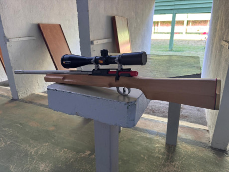 VENTA - Carabina Walther KK500 inox 69cm culata cicognani ligera sin anillas ni visor, en Valencia. 3500€,,,,,La 02