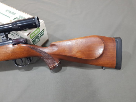 Vendo Sauer Weatherby calibre 300wby con bases/monturas Shuler y visor Carl Zeis 1,5-6x, lo vendo por 12