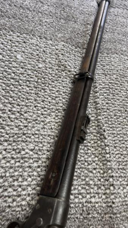 Se vende rifle Rolling Block original, configuración fusil largo, fabricado en 1870 en Oviedo. Mecaniza 00