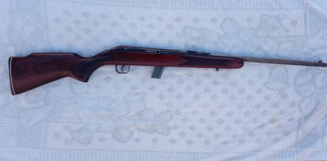 .Vendo carabina del 22 lr, marca Lakefield model 64 b ahora es marca Salvaje 64 , muy cuidada cargador 02