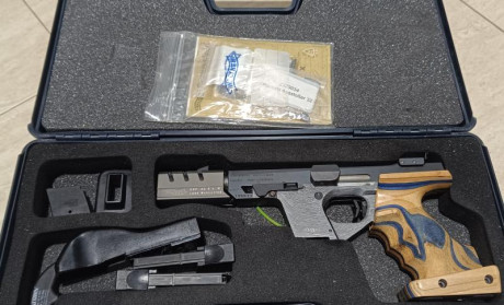 Vendo gsp expert cal. 32wc, cacha de zurdo sin retoques algun repuesto. 
Se vende por no usar, precio 01