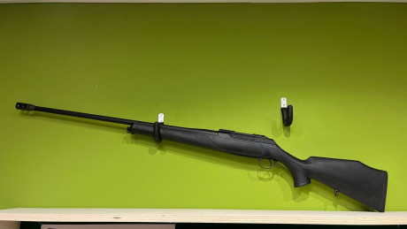 Vendo mi sauer 202 xt en calibre 8x68S.
Culata sintética, cañón semi pesado y con bocacha. Muy poco retroceso. 01