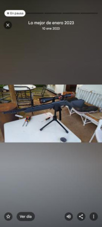 Modificada,buscando maxima presicion,cañon, enfundado en fibra de carbono y culata recortados,guias de 72