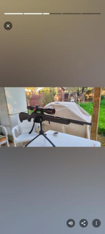 Modificada,buscando maxima presicion,cañon, enfundado en fibra de carbono y culata recortados,guias de 71